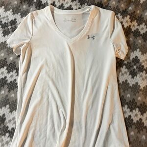 Under Armour Light Gray V-Neck Tee